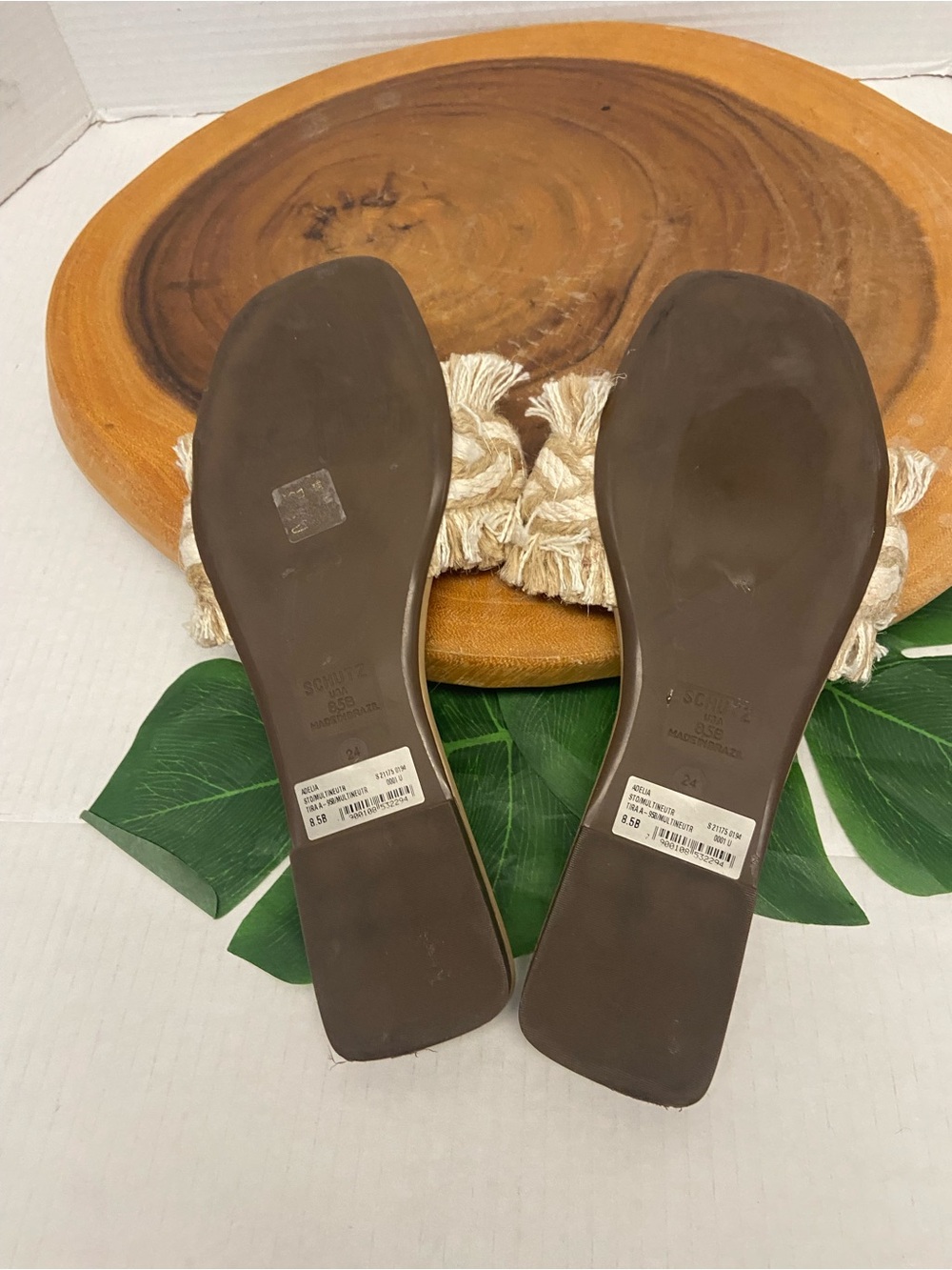 SCHUTZ Adelina Sandal Slide in Neutral - Picture 5 of 7